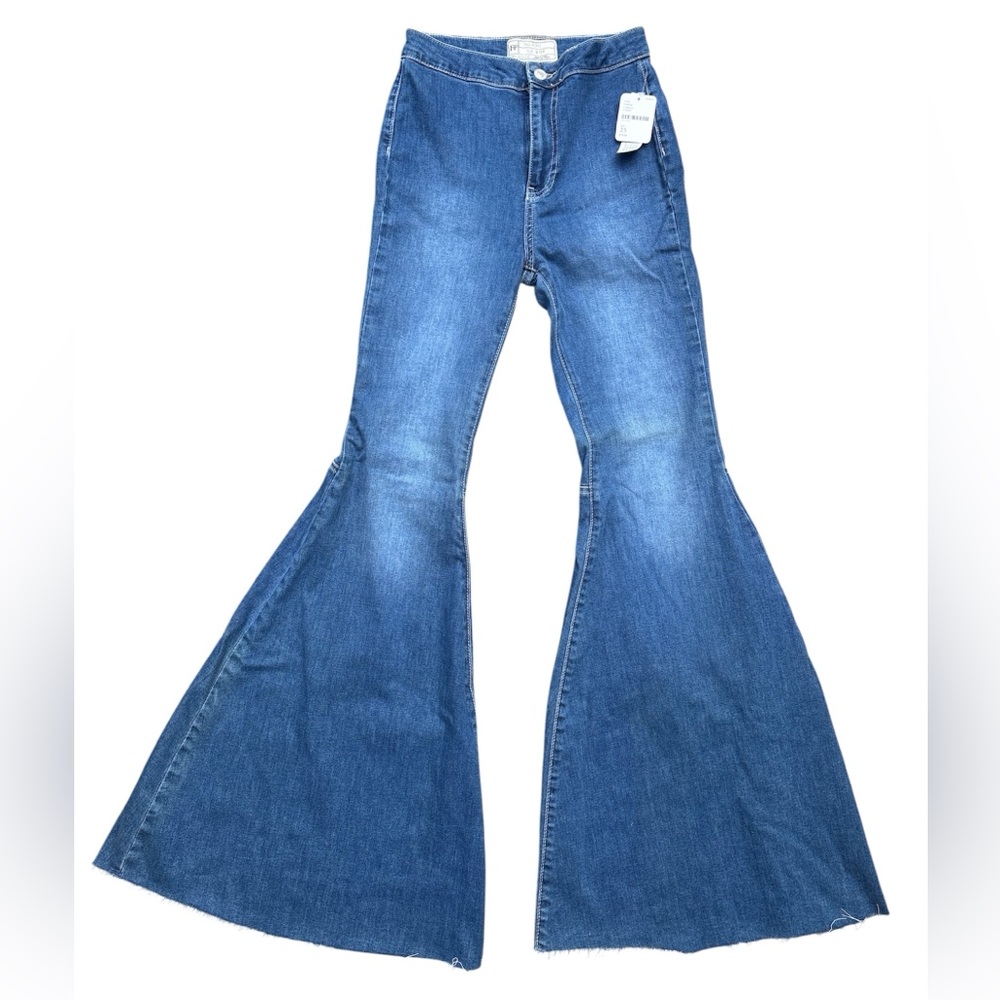 Free People Indigo Flare Jeans